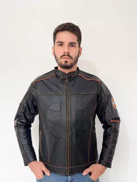 Jaqueta de Couro Bovina Harley Stillo