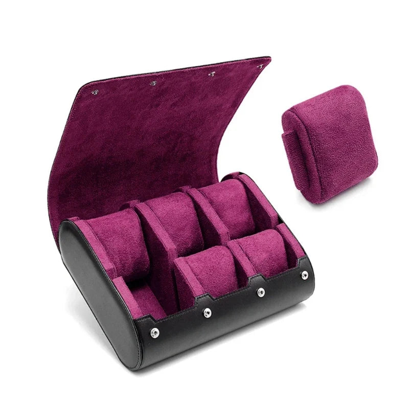 Porta Relógio Masculino Wine Luxo
